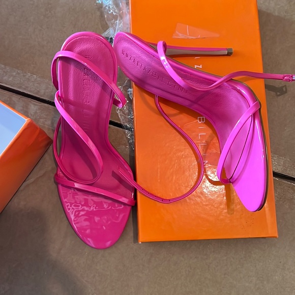 BILLINI THE NAKED SANDAL - PINK PATENT - Picture 4 of 9